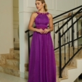 vestido de festa roxo