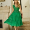 vestido midi verde