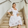 VESTIDO MIDI BRANCO